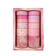 thumbnail image 1 of Wrapables Decorative Washi Tape Box Set for DIY Arts & Crafts, Scrapbooking, Diary, Stationery, Card-Making, Gift Wrapping (12 Rolls), Pink, 1 of 8