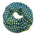 thumbnail image 1 of Wrapables® Dottie Infinity Acrylic Knit Scarf Circle Scarf, Teal/Yellow, 1 of 7