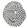 thumbnail image 1 of Wrapables® Dottie Infinity Acrylic Knit Scarf Circle Scarf, White/Black, 1 of 6