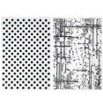 thumbnail image 1 of Wrapables Embossing Folder Paper Stamp Template for Scrapbooking, Card Making, DIY Arts & Crafts (Set of 2), Dots and Lines, 1 of 7