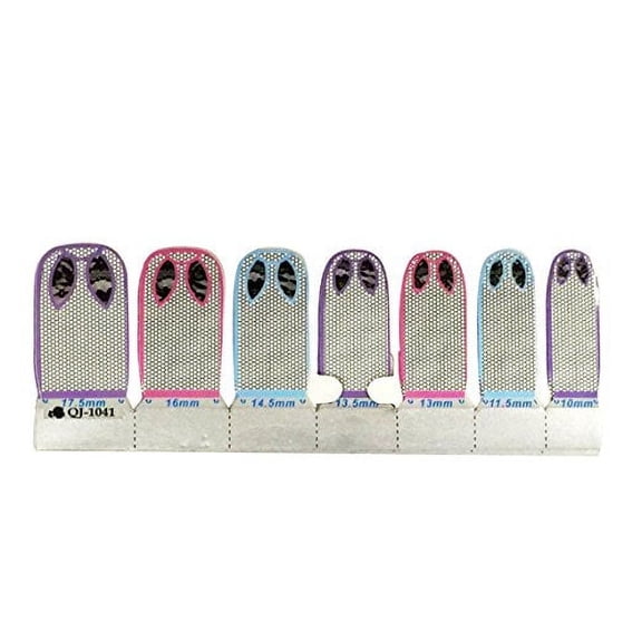 Wrapables Fashion Nail Stickers and Decal, Fishnet
