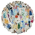 thumbnail image 1 of Wrapables Fashion Women People Vinyl Stickers for Scrapbooking, Journaling, Water Bottles, 100pcs, Fashion Girls, 1 of 9
