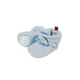 thumbnail image 1 of Wrapables® Fleece Baby Booties with Anti-Skid Bottoms, Blue, 12-18 M, 1 of 5