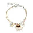 thumbnail image 1 of Wrapables Friendship Beaded Enamel Charm Bracelet, Kitty in a Cup, 1 of 7