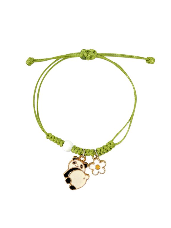 Friendship Beaded Enamel Charm Bracelet, Panda