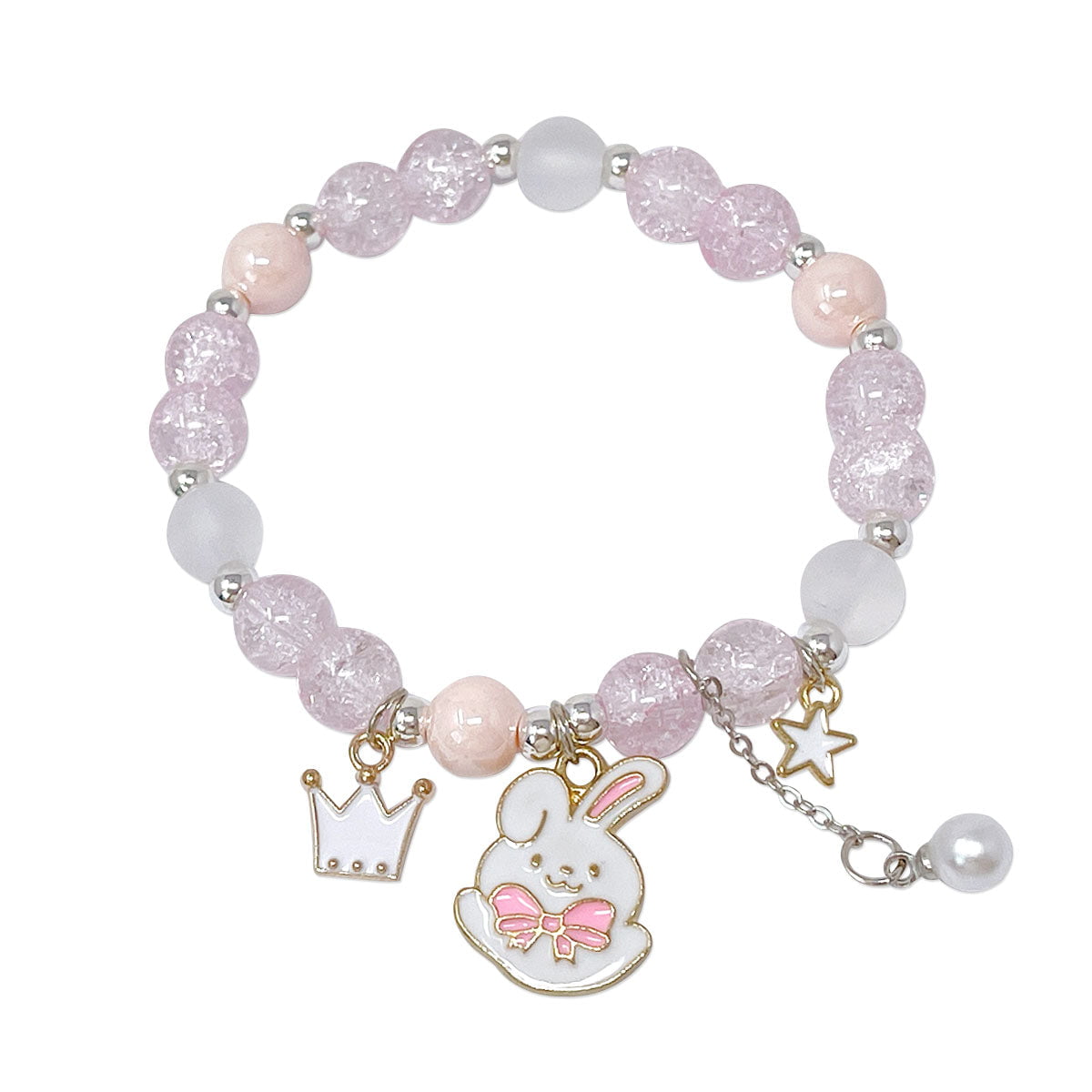 Girls Friendship Silicone Charm Bracelets With Glass Crystal Beads And  Stretch Pendants Perfect For Birthdays And Bags From Namybest, $0.72 |  DHgate.Com