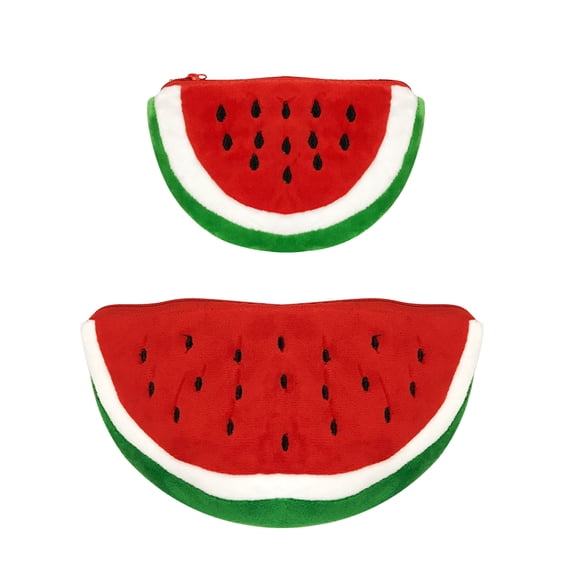 Wrapables® Fruity Pencil Case and Pouch (Set of 2), Red Watermelon