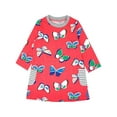 thumbnail image 1 of Wrapables Girls Casual Print Cotton Dress, 5T, Butterflies, 1 of 5