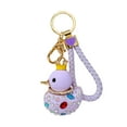 thumbnail image 1 of Wrapables Glamorous Crystal Rhinestone Ducky Keychain, Pendant Bag Charm, Purple, 1 of 6