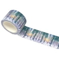 thumbnail image 1 of Wrapables Glitter Washi Masking Tape, 30mm x 3M, Snowy Forest, 1 of 4