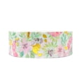 thumbnail image 1 of Wrapables Gold and Silver Foil Washi Masking Tape, 15mm x 5M, Pink Flowers, 1 of 3
