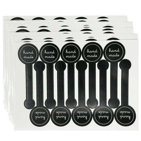 Wrapables Handmade Sealing Stickers and Labels for Boxes, Bags, Baking, Arts & Crafts, Small Businesses, Weddings, Parties (200pcs)