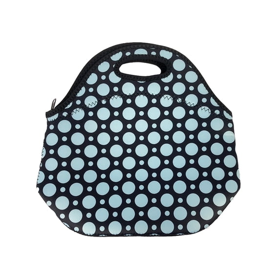 Wrapables® Insulated Neoprene Lunch Bag, Dots