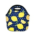 thumbnail image 1 of Wrapables® Insulated Neoprene Lunch Bag, Lemons, 1 of 7