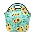 thumbnail image 1 of Wrapables® Insulated Neoprene Lunch Bag, Sunflowers Bloom, 1 of 6