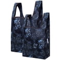 thumbnail image 1 of Wrapables JoliBag Collection Reusable Shopping Bag (Set of 2), Black Rose Shadow, 1 of 6