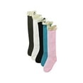 thumbnail image 1 of Wrapables® Lace Ruffles and Bow Knee High Girl Socks (set of 5), 1 of 4