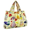 thumbnail image 1 of Wrapables Large Foldable Tote Nylon Reusable Grocery Bags, Dessert Dogs, 1 of 9