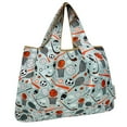 thumbnail image 1 of Wrapables Large Foldable Tote Nylon Reusable Grocery Bags, Sporty, 1 of 6