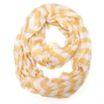 thumbnail image 1 of Wrapables® Light Weight Chevron Infinity Scarf, Orange, 1 of 4