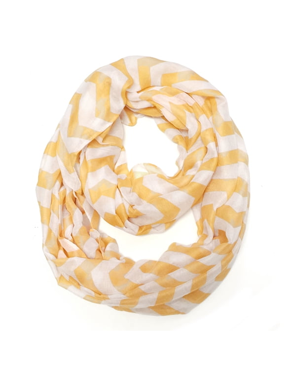 ® Light Weight Chevron Infinity Scarf, Orange