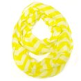 thumbnail image 1 of Wrapables® Light Weight Chevron Infinity Scarf, Yellow, 1 of 4