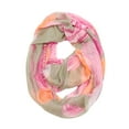 thumbnail image 1 of Wrapables Lightweight Fashion Trendy Infinity Scarf, Circles Taupe, 1 of 5