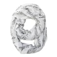 thumbnail image 1 of Wrapables? Lightweight Musical Notes Infinity Scarf, White, 1 of 7