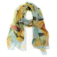 thumbnail image 1 of Wrapables® Lightweight Sheer Silky Feeling Chiffon Scarf, Sky Blue Eco-Trendy, 1 of 5