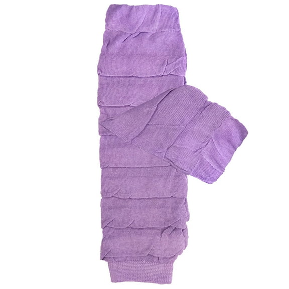 Wrapables® Little Girls Layered Ruffles Leg Warmer, Lavender