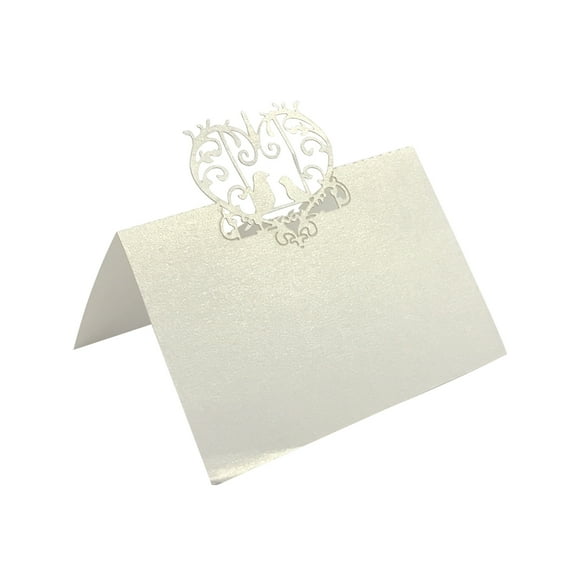 Wrapables Love Birds Wedding Decor Table Name Place Cards (Set of 50)