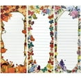 thumbnail image 1 of Wrapables Magnetic Notepads for Refrigerator, To-Do lists, Grocery Shopping, Memo, Reminders (Set of 3), Floral, 1 of 6