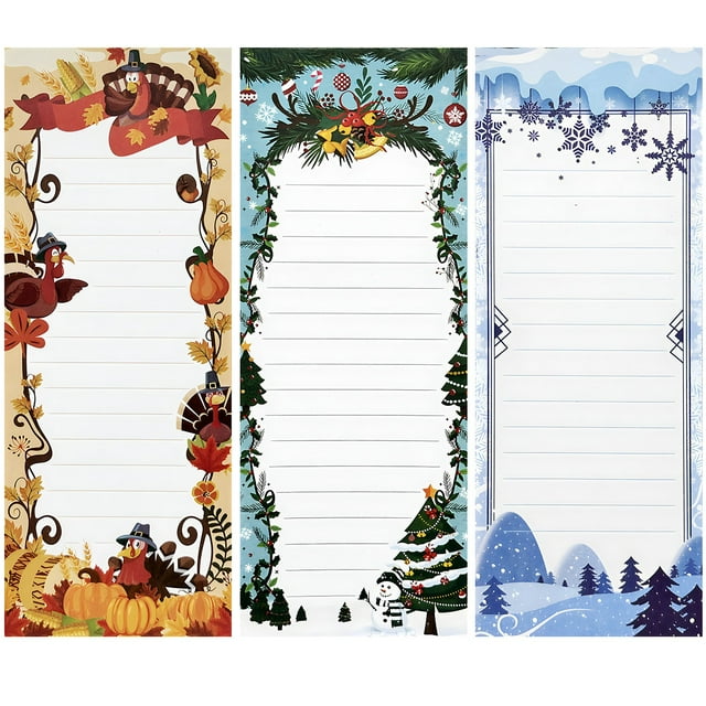 Wrapables Notepads for Refrigerator, ToDo lists, Grocery
