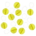 thumbnail image 1 of Wrapables® Mini Honeycomb Ball Party Decorations for Weddings, Birthday Parties, Baby Showers and Nursery Decor (Set of 10), 2", Yellow, 1 of 2