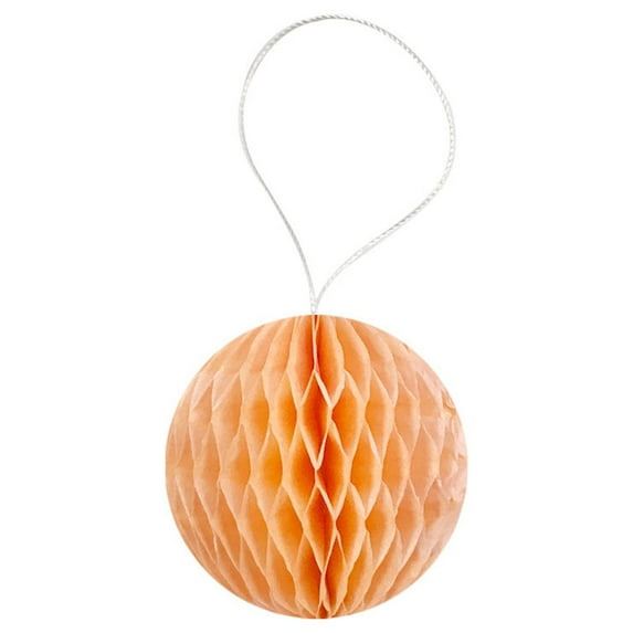 Wrapables® Mini Honeycomb Ball Party Decorations for Weddings, Birthday Parties, Baby Showers and Nursery Decor (Set of 20), 1", Coral