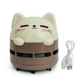 thumbnail image 1 of Wrapables Mini Portable USB Desktop Vacuum, Mocha Cat, 1 of 6
