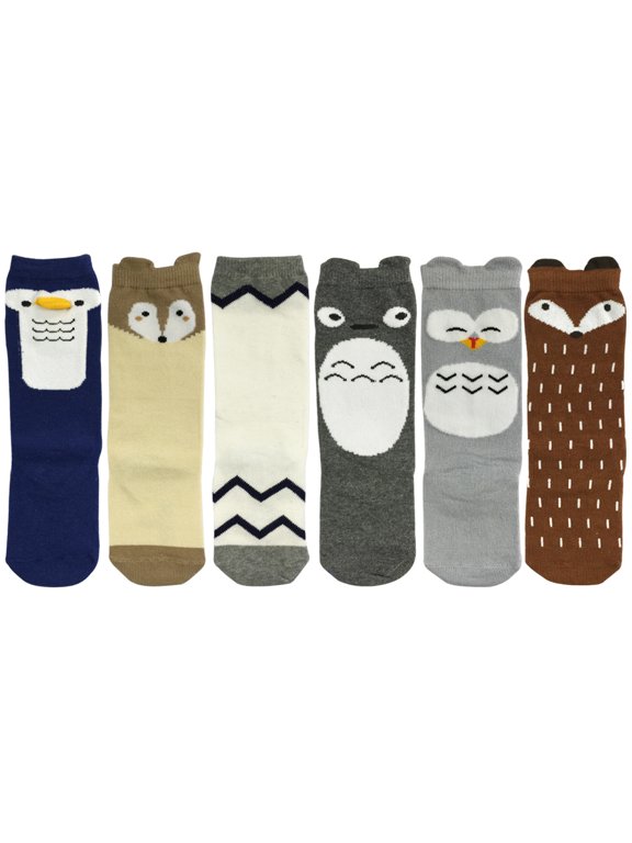 ® My Best Buddy Socks for Baby (Set of 6), Arctic Buddies (1-3)