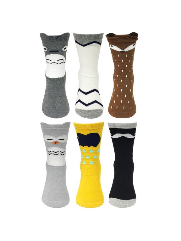 ® My Best Buddy Socks for Baby (Set of 6), Woodland Buddies