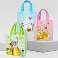 thumbnail image 1 of Wrapables Non-woven Easter Gift Bags, Easter Treat Bags for Egg Hunt (Set of 8), Bunnies, 1 of 6