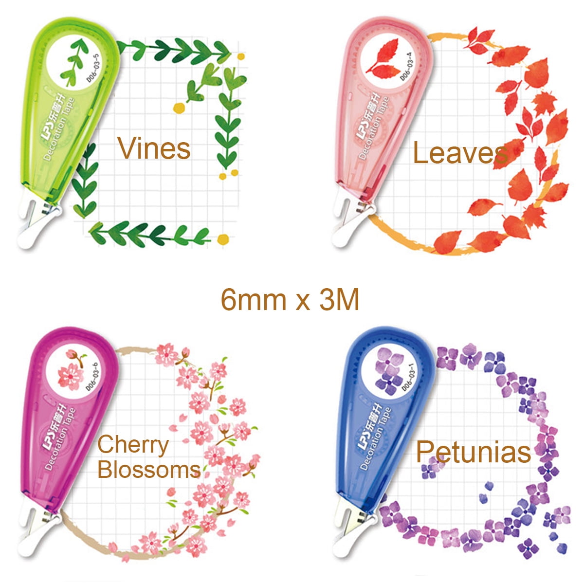 Wrapables Novelty Sticker Machine Pens, Decorative Stationery Supplies ...