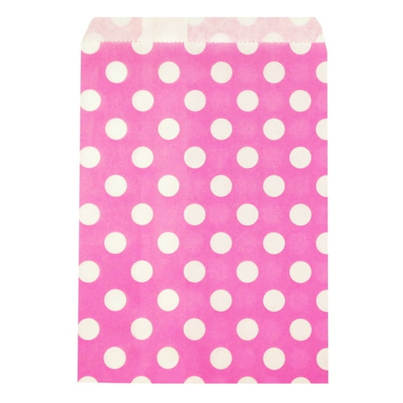 Wrapables® Polka Dot Favor Bags, Pink (Set of 25)