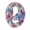 thumbnail image 1 of Wrapables® Retro Lightweight Infinity Scarf, Savanna Blue, 1 of 7