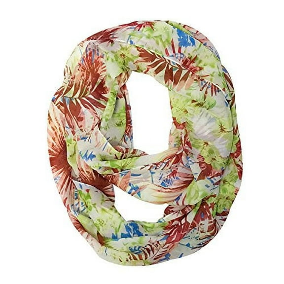 Wrapables® Retro Lightweight Infinity Scarf, Savanna Lime