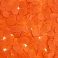 thumbnail image 1 of Wrapables Round Tissue Paper Confetti 0.5" Circle Confetti, Orange, 1 of 4