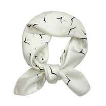 Wrapables Satin Neckerchief Square Scarf 26.5 x 26.5 Inches, Birds