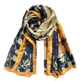 thumbnail image 1 of Wrapables Silk Like Satin Polyester Large Scarf Wrap, Blossoms in a Vase, 1 of 6