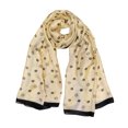 thumbnail image 1 of Wrapables® Silk Like Satin Polyester Large Scarf Wrap, Caramel Floral, 1 of 6