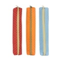 thumbnail image 1 of Wrapables® Slim Dot Pencil Case (Set of 3), Red, Orange, Blue, 1 of 8