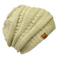 thumbnail image 1 of Wrapables® Slouchy Winter Beanie Cap Hat, Beige, 1 of 3