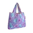 thumbnail image 1 of Wrapables Small Foldable Tote Nylon Reusable Grocery Bags, Pegasus, 1 of 5